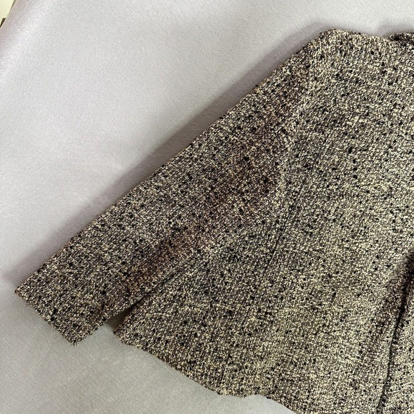 Chicos Sweater Jacket Women Sz 3 XL 16 Tweed Boucle Wool Mohair Blend Shacket - Picture 7 of 15